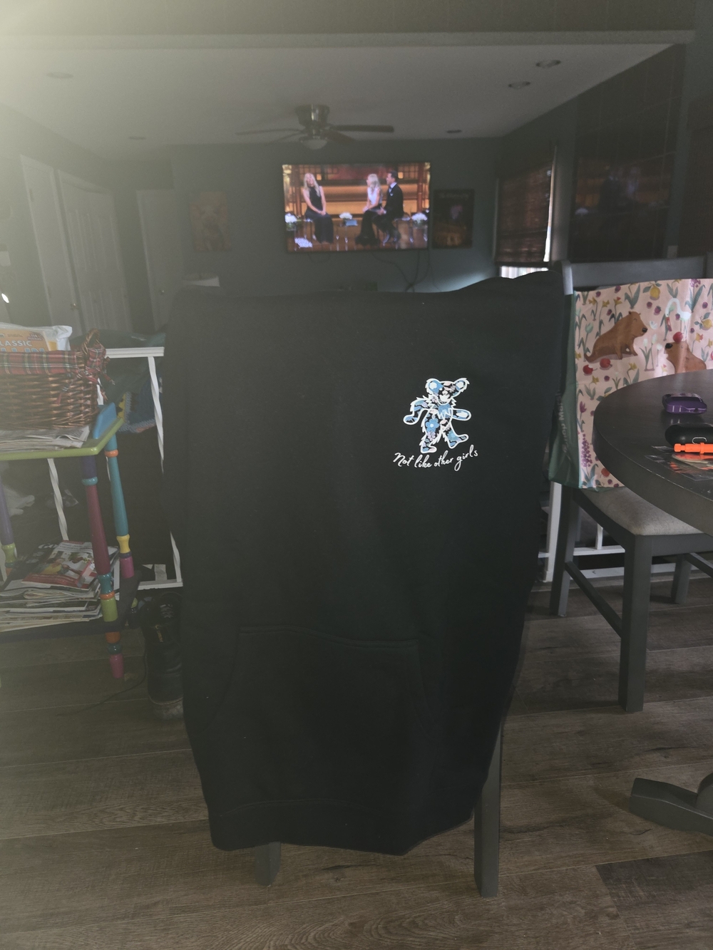 Dancing Bears Grateful Dead Black Hoodie - Not Like Other Girls